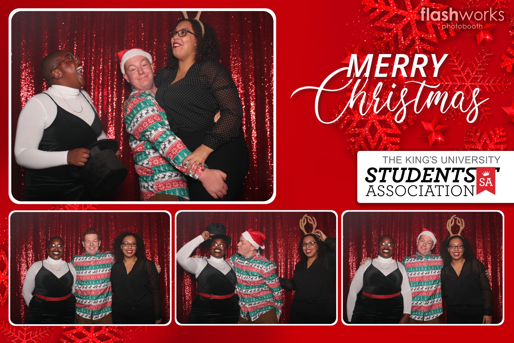 Kings Christmas Party | View more photos from the event at gallery.flashworksphotobooth.com/u/FlashworksPhotoboothInc/Kings-Christmas-Party
